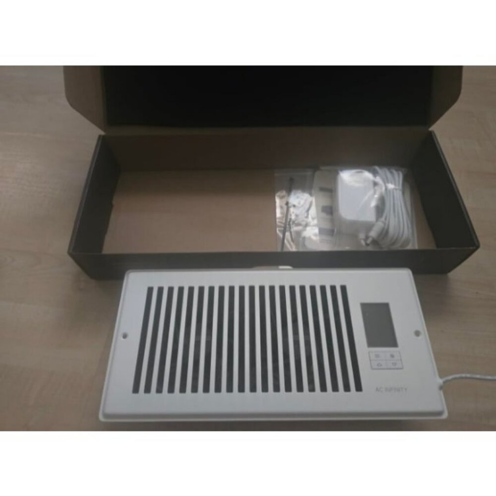 T4 Quiet Register Booster Fan with Thermostat 10-Speed Control